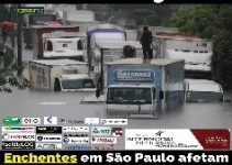 Enchentes em São Paulo afetam transporte de cargas